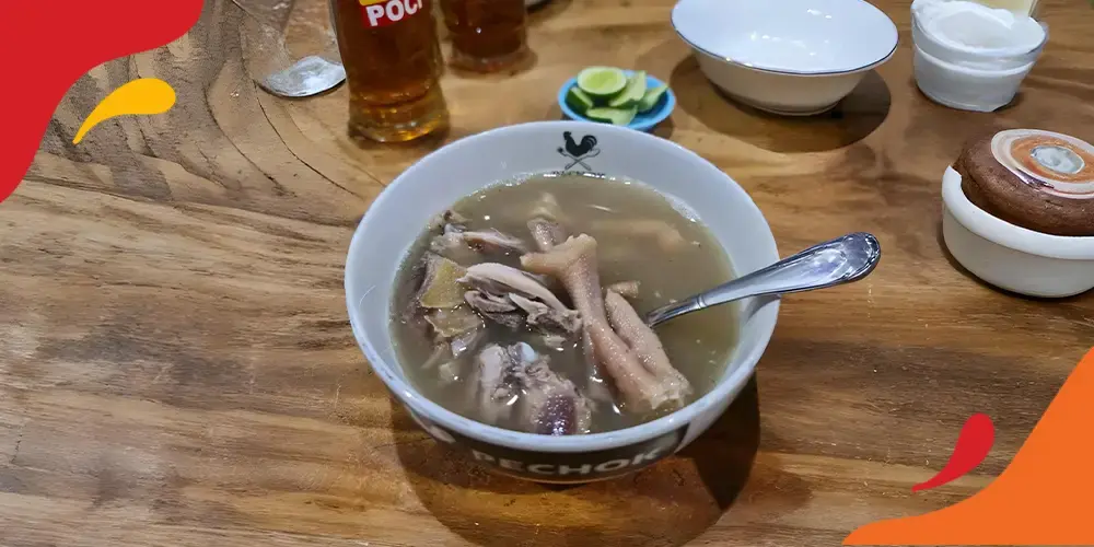 Sop Ayam Kampung Pechok